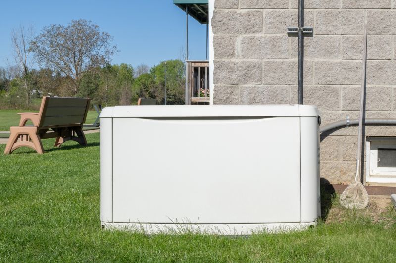 Residential Generator in a Garden