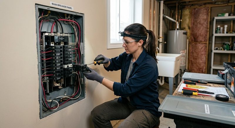 Breaker Panel Wiring in Prescott Valley, AZ